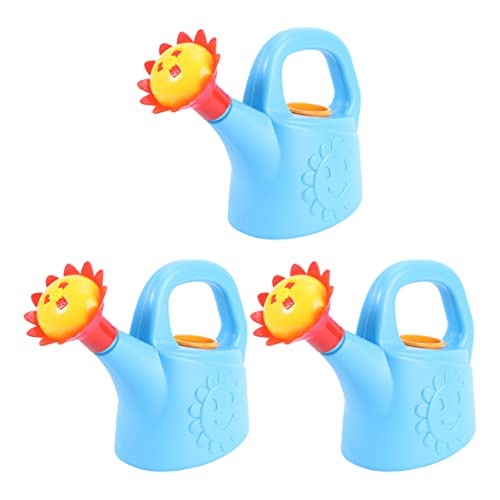 TOYANDONA 3 Stück Gießkanne Badespielzeug Mini Badewanne Für Für Kleinkinder Babybadewanne Kinderspielzeug Sommer Strand Gieß Wasserbadewanne Duschspielzeug Lustiges Wasserspielzeug Aus von TOYANDONA