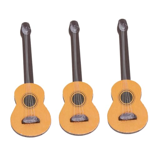 TOYANDONA 3 Stück Mini Gitarren Modell Dekoration Teiliges aus Natürlichem Kiefernholz Realistische Miniatur Instrumente für Mikro Landschaften und Puppenhäuser Langlebig und Detailreich TOYANDONA 3 Stück Mini Gitarren Modell Dekoration Teiliges aus Natürlichem Kiefernholz Realistische Miniatur Instrumente für Mikro Landschaften und Puppenhäuser Langlebig und Detailreich von TOYANDONA