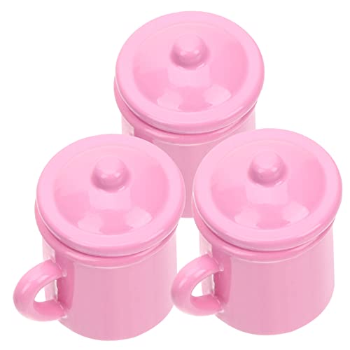 TOYANDONA 3 Stück Mini Retro Mundbecher Mini Babypuppen Mini Mini Lebensmittelspielzeug Wasserbecher Für Babys Teetassen Babypuppen Teetassen Spielzeughaus Wasserkelche von TOYANDONA