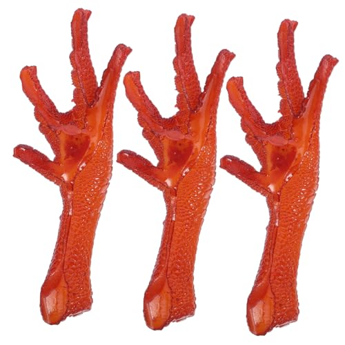TOYANDONA 3 Stück Simulierte Hühnerfüße Phönixkrallen Gefälschte Hühnerfüße Lebensechte Simulierte Kochausstellungsstücke Fotografie Requisiten Gefälschte Lebensmittel TOYANDONA 3 Stück Simulierte Hühnerfüße Phönixkrallen Gefälschte Hühnerfüße Lebensechte Simulierte Kochausstellungsstücke Fotografie Requisiten Gefälschte Lebensmittel von TOYANDONA