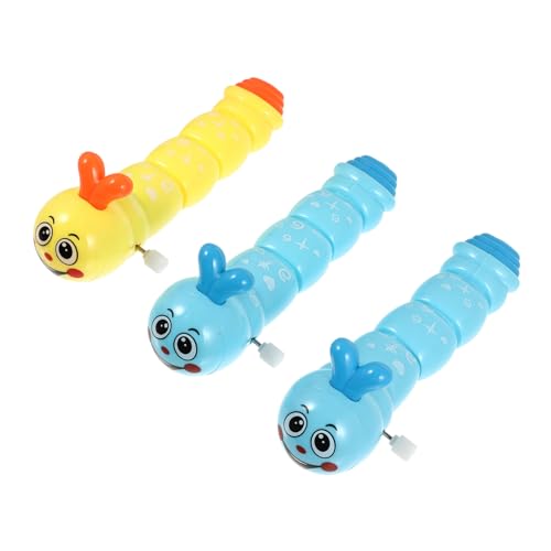 TOYANDONA 3 Stück Teiliges Aufziehspielzeug Raupe Cartoon Bunt Sicher für Kleinkinder Lernspielzeug Party Mitgebsel TOYANDONA 3 Stück Teiliges Aufziehspielzeug Raupe Cartoon Bunt Sicher für Kleinkinder Lernspielzeug Party Mitgebsel von TOYANDONA