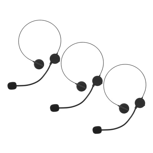 TOYANDONA 3 Stück Teiliges Cosplay Headset Mikrofon Spielzeugset Fake Kopfhörer Kostüm Accessoire für Karneval Halloween Bühnenauftritte Party Favor für Sänger und Musikliebhaber TOYANDONA 3 Stück Teiliges Cosplay Headset Mikrofon Spielzeugset Fake Kopfhörer Kostüm Accessoire für Karneval Halloween Bühnenauftritte Party Favor für Sänger und Musikliebhaber von TOYANDONA