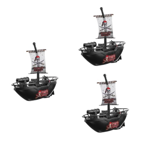 TOYANDONA 3 Stück Teiliges Elektrisches Piratenschiff aus Sicherem Kunststoff für Leichtes Badeboot für Sommer Pool Badespaß Geeignet für Kleinkinder und Badewanne TOYANDONA 3 Stück Teiliges Elektrisches Piratenschiff aus Sicherem Kunststoff für Leichtes Badeboot für Sommer Pool Badespaß Geeignet für Kleinkinder und Badewanne von TOYANDONA