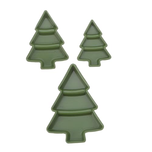 TOYANDONA 3 Stück Teiliges Miniatur-Weihnachtsbaum Dessertteller Legiertem Material Realistische Puppenhaus-küchenzubehör Kleine Obstplatten für Mini-küchenszenen und Festliche Dekoration TOYANDONA 3 Stück Teiliges Miniatur-Weihnachtsbaum Dessertteller Legiertem Material Realistische Puppenhaus-küchenzubehör Kleine Obstplatten für Mini-küchenszenen und Festliche Dekoration von TOYANDONA