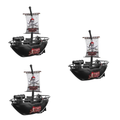 TOYANDONA 3 Stück Teiliges Piratenschiff Badeboot Spielset Elektrisch für Wasserdichtes Kunststoffspielzeug für Badewanne Pool und Sommer Leicht Batteriebetrieben für Badespaß und TOYANDONA 3 Stück Teiliges Piratenschiff Badeboot Spielset Elektrisch für Wasserdichtes Kunststoffspielzeug für Badewanne Pool und Sommer Leicht Batteriebetrieben für Badespaß und von TOYANDONA