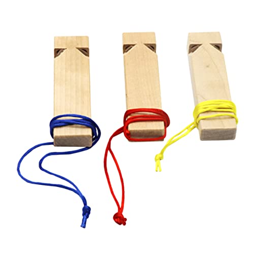 TOYANDONA 3 Stück Zug Sound Pfeife Kinderpfeife Kinderpfeife Zug Rutschpfeife Für Erwachsene Kinder Spielset Gastgeschenke Für Kinder Musikinstrument Für Kinder – Holz von TOYANDONA