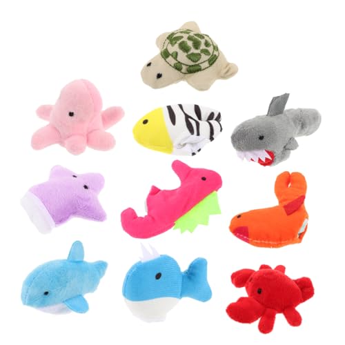 TOYANDONA 30 STK Tierpuppen Puppen für Kinder Fingerpuppen für Kleinkinder Fingerspielzeug für Kinder Meerestiere Fingerpuppen Schildkröte Fingerpuppe Tierische Fingerpuppen von TOYANDONA