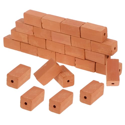 TOYANDONA 30 Stück Teiliges Miniatur Ziegelstein aus Keramik Realistisch Gestaltete Kleine Bausteine für DIY Mikro Landschaftsmodell für Eltern zum Gemeinsamen Basteln und Dekorieren TOYANDONA 30 Stück Teiliges Miniatur Ziegelstein aus Keramik Realistisch Gestaltete Kleine Bausteine für DIY Mikro Landschaftsmodell für Eltern zum Gemeinsamen Basteln und Dekorieren von TOYANDONA