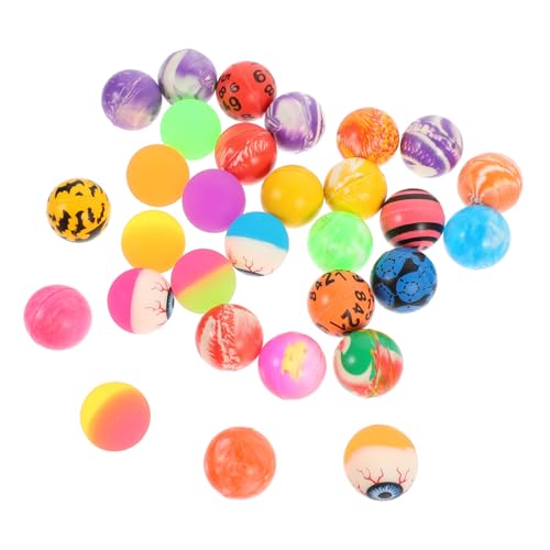 TOYANDONA 30 Teiliges Spielball Spielzeug Für Studenten Springender Ball Sprungball Für Kinder Outdoor Spielsets Solider Hüpfball Kinder Outdoor Spielzeug Springender Ball Gummiball von TOYANDONA