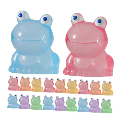 TOYANDONA 30St Mikro-Landschaftsfrosch kindergeschenk Mini-Tierfigur Cars deko lustig Badespielzeug für Babys Mini-Frosch-Bastelarbeiten Nachtlichter Frosch Bürodekor Harz von TOYANDONA