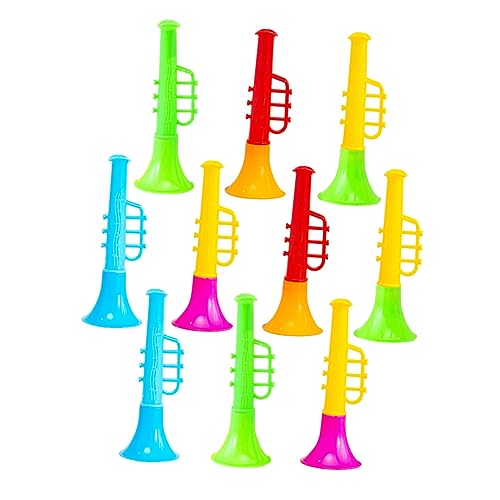 TOYANDONA 30St Trompete Spielzeug Anfänger Trompete simuliertes Hornspielzeug Blasrohr kinderinstrumente Kinder musikinstrumente kreative Trompetenspielzeuge Horn bläst Spielzeug Abs von TOYANDONA