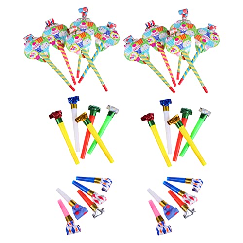 TOYANDONA 30St blasender Drache für toys fun toy feste feiern geburtstagsgeschenk weht Trompete Zinn glühen Lärm Kinderpfeife Party-Blowouts pfeifen Plastik von TOYANDONA