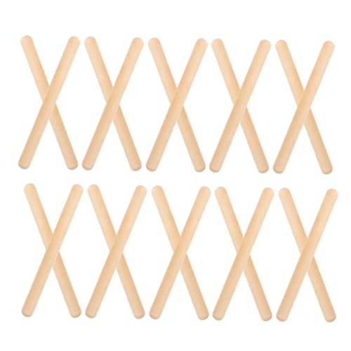 TOYANDONA 32 Stück Teiliges Holz Rhythmus Sticks Leichte Percussion Instrumente für Anfänger Robustes Holz zum Musizieren Lernen Geschenk für Geburtstag oder Weihnachten TOYANDONA 32 Stück Teiliges Holz Rhythmus Sticks Leichte Percussion Instrumente für Anfänger Robustes Holz zum Musizieren Lernen Geschenk für Geburtstag oder Weihnachten von TOYANDONA