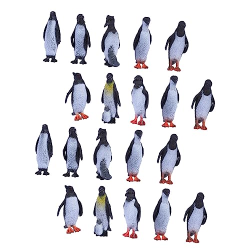 TOYANDONA 32St Pinguin-Ornamente Miniaturen Pinguin Stofftier Pinguin-Spielzeugfigur Gel Mini-Pinguine Modelle meerestiere Figuren Pinguin Tierfiguren für Naturliebhaber Weich-PVC von TOYANDONA