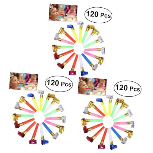 TOYANDONA 360 Stk the hallow halloween Partybevorzugungsplatzer Spielset für Kinder Kinderspielzeug Spielzeuge Partykrachmacher & Blowouts Partypfeife Erwachsener Gebläse blase die Trompete von TOYANDONA