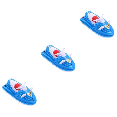 TOYANDONA 3St Bad-Schnellboot-Spielzeug Badewanne für Kleinkinder Poolspielzeug für Kinder im Alter von 4-8 Jahren Kinder wasserspielzeug kinderwasserspielzeuge Pool-Schiff-Spielzeug Plastik von TOYANDONA