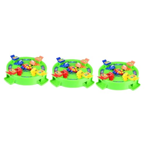 TOYANDONA 3St Brettspiel „hungrige Frösche“. Spielzeug für Kinder kinderspielzeug Children Toys Toys familienspiele настольные игры Brettspiel für Kinder Spiel mit hungrigen Fröschen von TOYANDONA