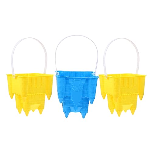 TOYANDONA 3St Burgfass Outdoor draußen Outdoor Toys for Strand spielzeuge Snow Toys for Winterschneespielzeug Kinderspielzeug Sandspielzeug Abs von TOYANDONA