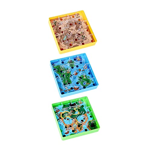 TOYANDONA 3St Schatzsuche-Labyrinth-Spielzeug Aktivität fördert Spielzeug Labyrinth Spiel Spielzeug kindliche entwicklung aufklärung Kinder Balance-Übungsspielzeug lustiges Kinderspielzeug von TOYANDONA