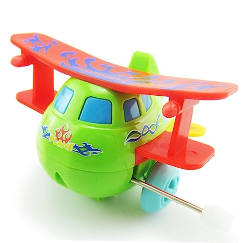 TOYANDONA 3St rotierendes Spielzeug Brillenhuhn-Spielzeug Flugzeug-Aufziehfigur Auto Spielzeug für Kinder kinderspielzeug Fun Toy Handgesteuerter Fliegender Ball Taumelndes Cartoon-Spielzeug von TOYANDONA