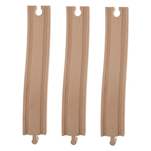 TOYANDONA 3 Stück Holzeisenbahn Zubehör Eisenbahnschienen Spielzeug für Kinder Lernspielzeug zur Praktischer Fähigkeiten Holz Gleis Szenen Layout Requisiten Kreatives Spielzeug für TOYANDONA 3 Stück Holzeisenbahn Zubehör Eisenbahnschienen Spielzeug für Kinder Lernspielzeug zur Praktischer Fähigkeiten Holz Gleis Szenen Layout Requisiten Kreatives Spielzeug für von TOYANDONA