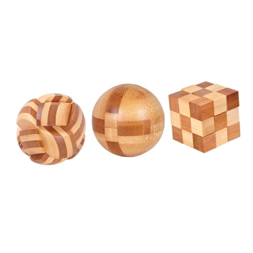 TOYANDONA 3Stücke Kreatives Ming Lock Pädagogisches Puzzle für Interaktive Intelligenzförderung Stressabbau und Hand Augen Koordination TOYANDONA 3Stücke Kreatives Ming Lock Pädagogisches Puzzle für Interaktive Intelligenzförderung Stressabbau und Hand Augen Koordination von TOYANDONA