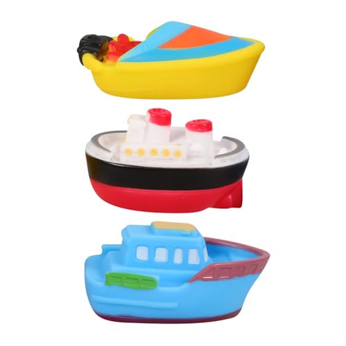 TOYANDONA 3st Badespielzeug Für Babys Badewanne Spielzeug Wasserspielzeug Für Kleinkinder Wasserspielzeug Für Babys Spielzeug Für Die Babyparty Cartoon-Spielzeug Dusche Spielzeug Vinyl von TOYANDONA