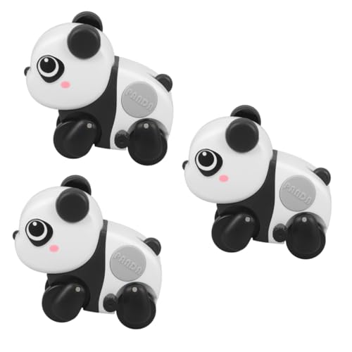 TOYANDONA 3st Denkspiel Sensorisches Montessori-Spielzeug Uhrwerk Tierspielzeug Mini-Panda-Spielzeug Tiere-laufspielzeug Aufziehspielzeug Für Kleinkinder Tierspielzeug Für Kinder Auto Abs von TOYANDONA