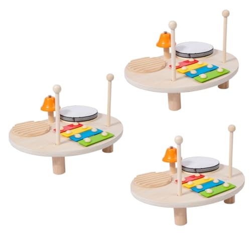 TOYANDONA 3st Multifunktionales Schlaginstrument Xylophon Für Kinder Spielzeug Für Lerninstrumente Musikinstrumente Für Kleinkinder Handmusik Spielzeug Musikinstrumente Für Kinder Metall von TOYANDONA