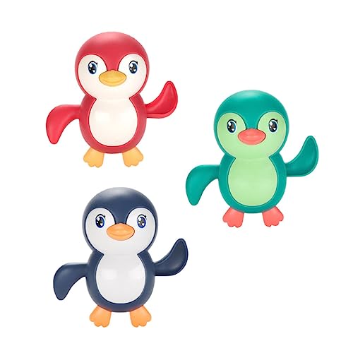 TOYANDONA 3st Uhrwerk Spielzeug Schwimmendes Spielzeug Badespielzeug Für Pinguin Aufziehbares Spielzeug Pinguin Wasserspielzeug Badespielzeug Aufziehen Schwimmendes Badespielzeug Abs von TOYANDONA