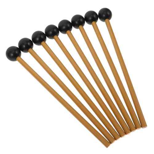 TOYANDONA 4 Paare Hammer Zungentrommelschlägel Praktischer Trommelstock Instrumentenstöcke Trommelstock Für Musikinstrumente Drumstick-zubehör Schlagzeug-Teile Percussion-Stick Plastik von TOYANDONA