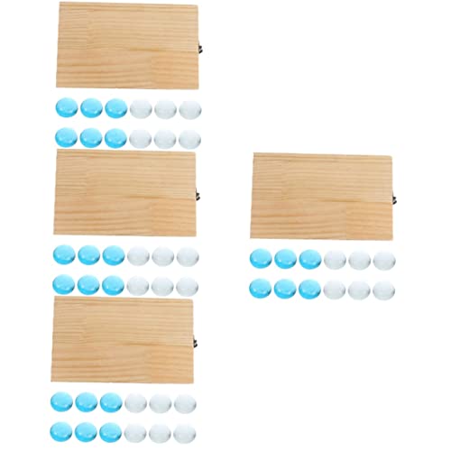 TOYANDONA 4 Sätze Mankala Lernspielzeug Mancala-brettspiel Mancala-Schach Mancala-Steine Mancala-Spielzeug Für Kinder Denkendes Puzzlespiel Kinderspielzeug Trainingsschachspielzeug ， von TOYANDONA