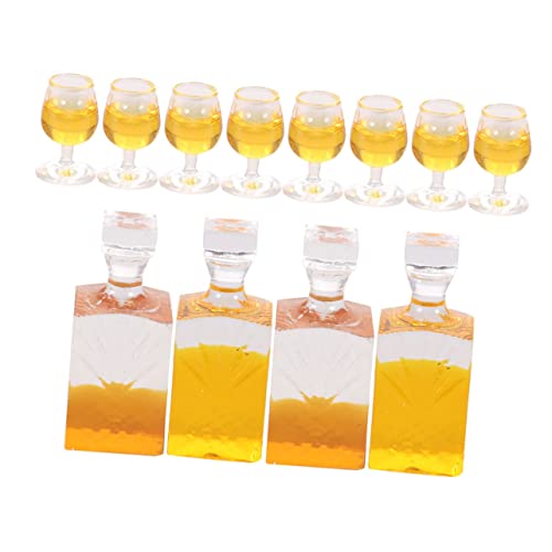 TOYANDONA Miniatur-weinflaschen Für Kinder – 4 Sets Aus Kunstharz Mini-Flaschen Zum Basteln Für Die Küche Spielset Und Dekorative TOYANDONA Miniatur-weinflaschen Für Kinder – 4 Sets Aus Kunstharz Mini-Flaschen Zum Basteln Für Die Küche Spielset Und Dekorative von TOYANDONA