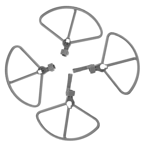 TOYANDONA 4 Stück Air22s Antikollisionsring Schutz Für Drohnenklingen Überlandausrüstung Zubehör Für Drohnen Quadcopter-bausatz Propellerzubehör Schutz Für Drohnenblätter Grey Abs von TOYANDONA