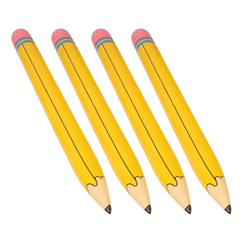 TOYANDONA 4 Stück Aufblasbare Pvc-bleistifte Große Schulanfang-dekoration Wiederverwendbar Leicht und Tragbar für Klassenraum Abschlussfeier TOYANDONA 4 Stück Aufblasbare Pvc-bleistifte Große Schulanfang-dekoration Wiederverwendbar Leicht und Tragbar für Klassenraum Abschlussfeier von TOYANDONA