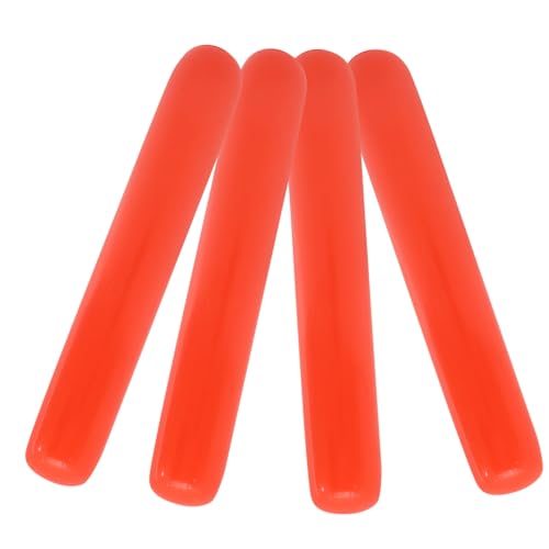 TOYANDONA 4 Stück Aufblasbarer Stick Für Kinder Fußball-krachmacher Jubelstab Verdicken Aufmunterungsspielzeug Konzert Geräuschemacher Aufblasbare Stadionkrachmacher Party-jubelstock Rot PVC von TOYANDONA