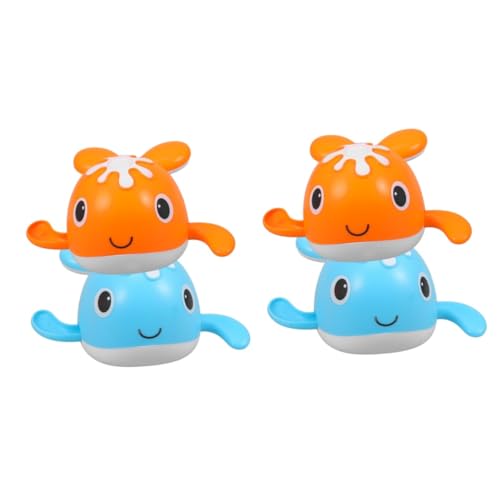 TOYANDONA 4 Stück Badespielzeug für Babys Kinderspielzeug Tiere Spielzeug Cartoon Spielzeug Badewanne für Spielzeug für Kinder Badewanne Wasserspielzeug Badespielzeug aufziehen Abs von TOYANDONA
