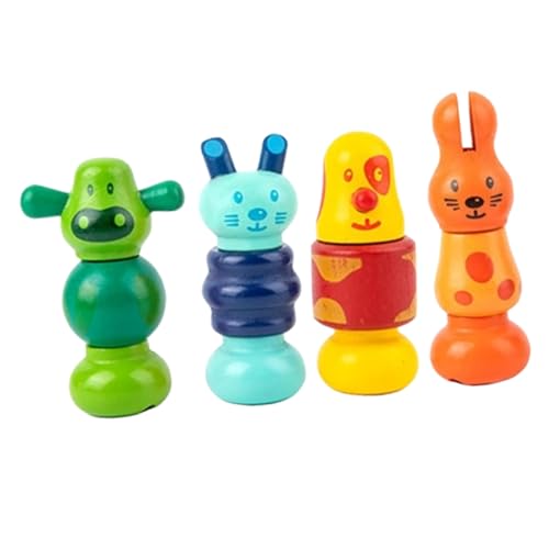 TOYANDONA 4 Stück Baustein Nuss Kleinkinder Montessori Spielzeug Lernspielzeug Bausteine ​​Für Kleinkinder Vorschul Lernspielzeug Feinmotorik Spielzeug Puzzle Spielzeug Kleinkind von TOYANDONA