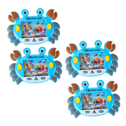 TOYANDONA 4 Stück Crab Circle Wassermaschine Wasserring tragbares wasserspiel Strandspielzeug wasserspielzeug Kinder hühner Spielzeug Wurfspiel Spielzeug Dekompressionsspielzeug Abs von TOYANDONA