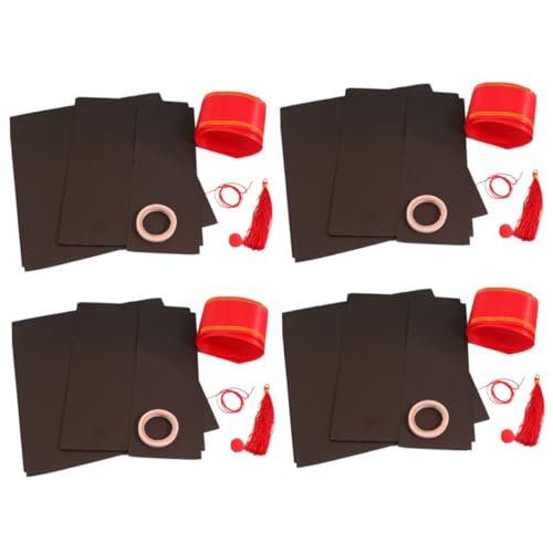 TOYANDONA 4 Stück Graduierung Handgemachtes Material Abschlusskappe Selber Machen Bastelset Aus Papier Selber Machen Graduierungshut DIY Material Graduierung DIY Handwerk DIY-Kits von TOYANDONA