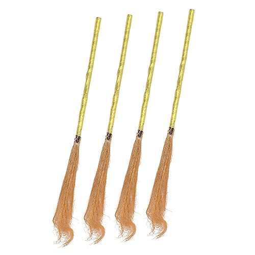 TOYANDONA 4 Stück Halloween Besen Cosplay Requisiten Kreative Deko für Halloween Lebendige und Einzigartige Designs Leichtes Material für Rollenspiele für Festliche TOYANDONA 4 Stück Halloween Besen Cosplay Requisiten Kreative Deko für Halloween Lebendige und Einzigartige Designs Leichtes Material für Rollenspiele für Festliche von TOYANDONA