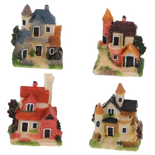 TOYANDONA 4 Stück Haushandwerk Kleines Mini Ornament Kleine Dekoration Desktop Dekor Miniatur Dekorationen Foto Requisite Mini Landschaftsornament Heimbedarf Garten von TOYANDONA