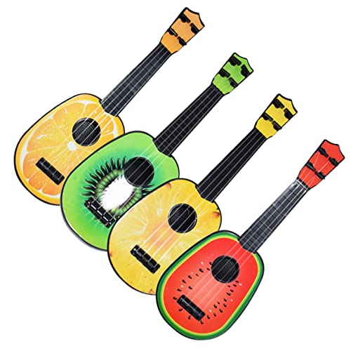 TOYANDONA 4stücke Teiliges Obst-Gitarren Mini-Ukelele Musikinstrument Spielzeug Aus Hochwertigem Pädagogisches Zur Musikförderung Für Kleinkinder Wassermelone Orange Kiwi Ananas TOYANDONA 4stücke Teiliges Obst-Gitarren Mini-Ukelele Musikinstrument Spielzeug Aus Hochwertigem Pädagogisches Zur Musikförderung Für Kleinkinder Wassermelone Orange Kiwi Ananas von TOYANDONA