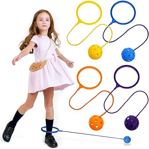 TOYANDONA 4 Stück Knöchel-Springseil-Sprungball Für Kinder 5 9 Zoll Durchmesser Knöchelspielzeug Spielzeug Sportschaukel-Sprungball Für Jungen Und Mädchen Lustiger Pullover Und von TOYANDONA