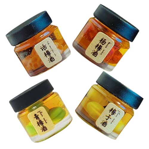 TOYANDONA 4 Stück Mini -Obst -Weinornamente so tun, als ob sie EIN Küchenspielzeug Küchenzubehör für Puppenstuben so, als würdest Flaschen Mini-Getränkeflaschen Harz TOYANDONA 4 Stück Mini -Obst -Weinornamente so tun, als ob sie EIN Küchenspielzeug Küchenzubehör für Puppenstuben so, als würdest Flaschen Mini-Getränkeflaschen Harz von TOYANDONA