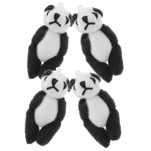 TOYANDONA 4 Stück Mini Plüsch Panda Stofftiere Mini Bär Plüschtiere Für Kinder Roter Panda Mini Plüschtiere Plüsch Panda Puppe Mini Stoffbären Kleine Plüschtiere Plüschtier von TOYANDONA