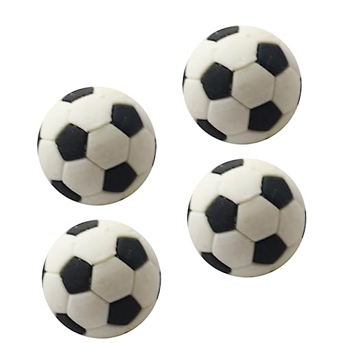 TOYANDONA 4 Stück Mini-fußball Mini-billardtisch Kapsel Schwamm Fußball Hover-fußball Für Schwebender Fußball Mini-hausball-dekore Puppenhaus-fußball Kugelornamente Fußbälle Gummi von TOYANDONA