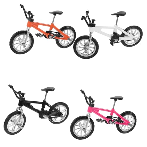 TOYANDONA 4 Stück Miniatur Mountainbike Modell Teiliges Fingerbike und Orange Detailgetreue Nachbildung aus Legierung für Sammler und Spielzeugliebhaber TOYANDONA 4 Stück Miniatur Mountainbike Modell Teiliges Fingerbike und Orange Detailgetreue Nachbildung aus Legierung für Sammler und Spielzeugliebhaber von TOYANDONA