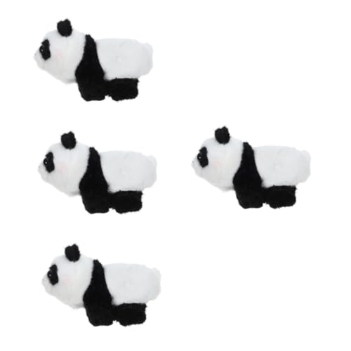 TOYANDONA 4 Stück Panda-Armband halloween halloween spielsachen ostergeschenk für pandas Handkette Tiere Plüsch-Panda-Klapparmband Armband für die Dekoration Tuch von TOYANDONA