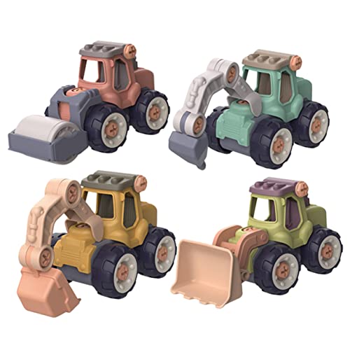 TOYANDONA 4 Stück Spielzeugauto Auto puppenwagen Toy Cars Fahrzeuge Kinderauto-Spielzeuggeschenk für das Auto Autotransporter Plastik von TOYANDONA